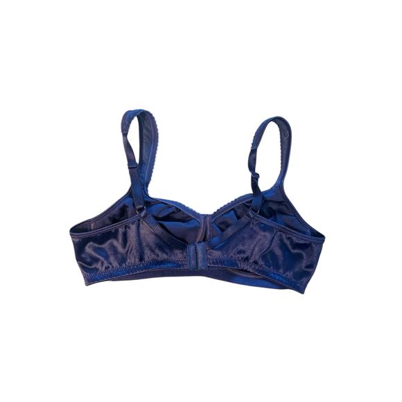Playtex 18 Hour Bra Size 36B Navy Blue Lightly Lined Wireless Bra Style #4745 - Picture 2 of 4